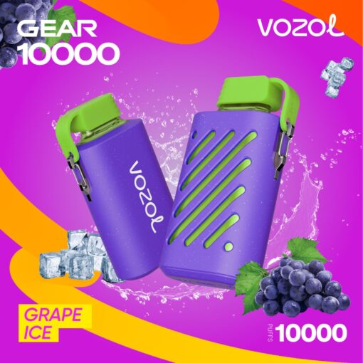 Vozol 10000 Grape ice Puff