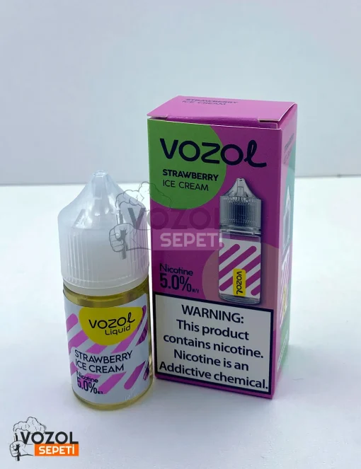 Vozol Strawberry ice Cream 30ML Likit