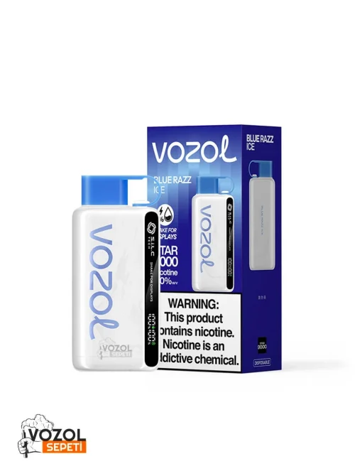 Vozol 12000 Bluerazz ice Puff