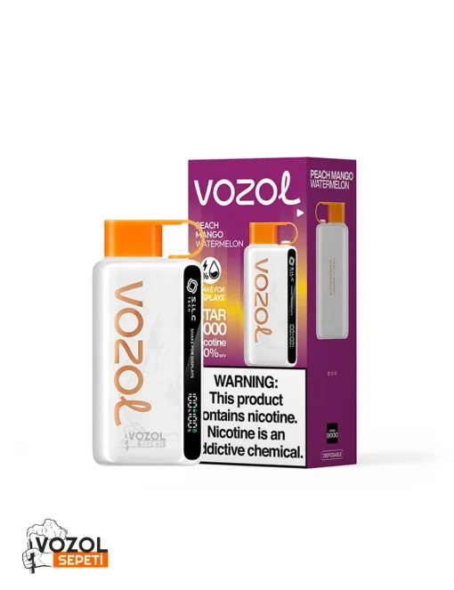 Vozol 12000 Peach Mango Watermelon Puff