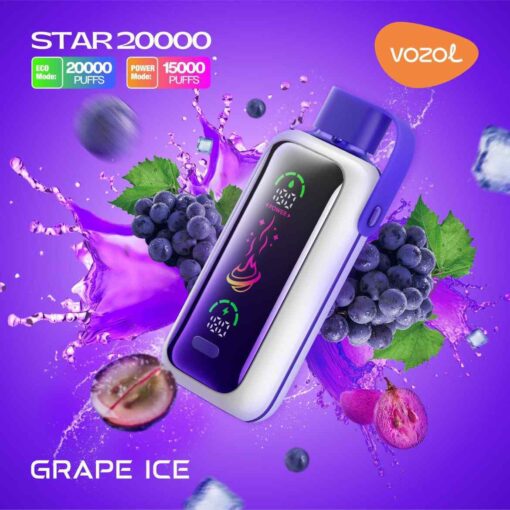 Vozol Star 20000 Grape ice Elektronik Sigara puff